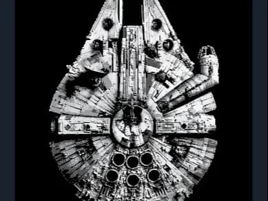 Star Wars Millenium Falcon hueforge Star Wars Millenium Falcon hueforge