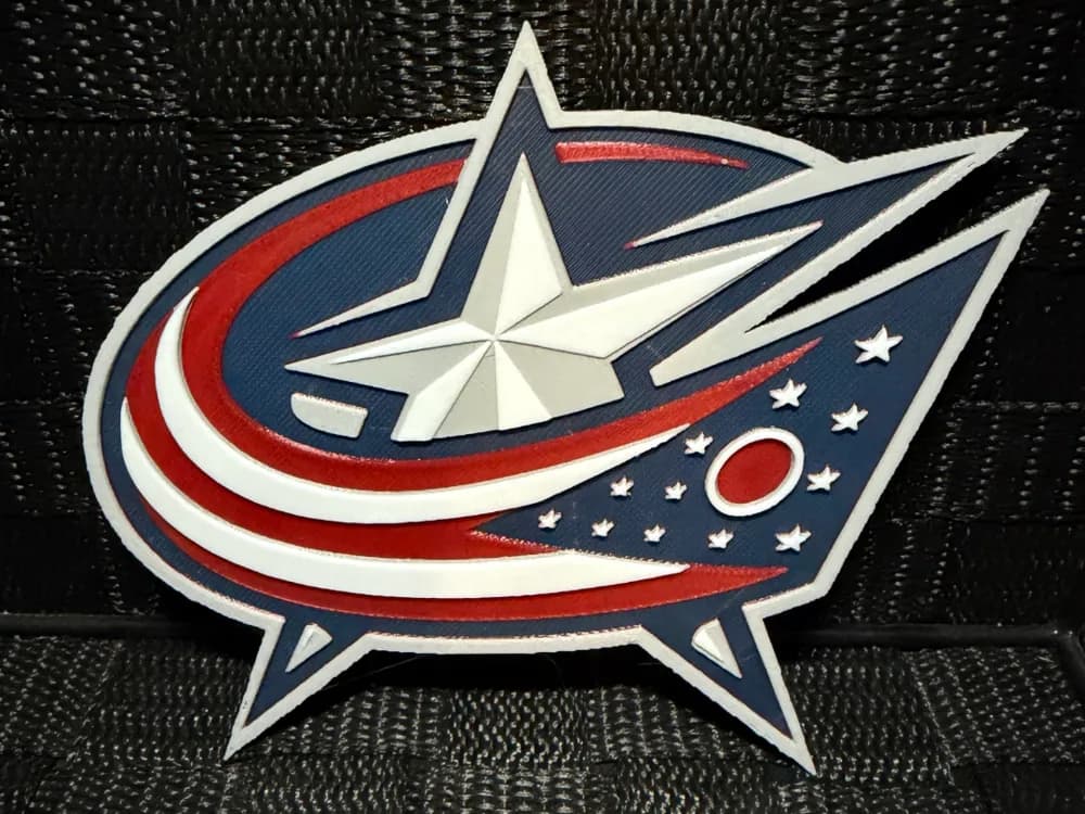 Columbus Blue Jackets Logo - Hueforge Columbus Blue Jackets Logo - Hueforge