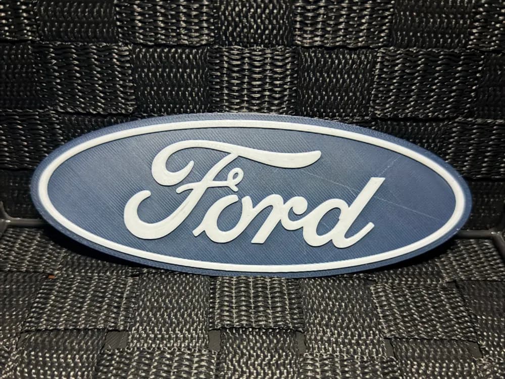 Ford Logo - Hueforge by JoDau HueForge model: Ford Logo - Hueforge by JoDau