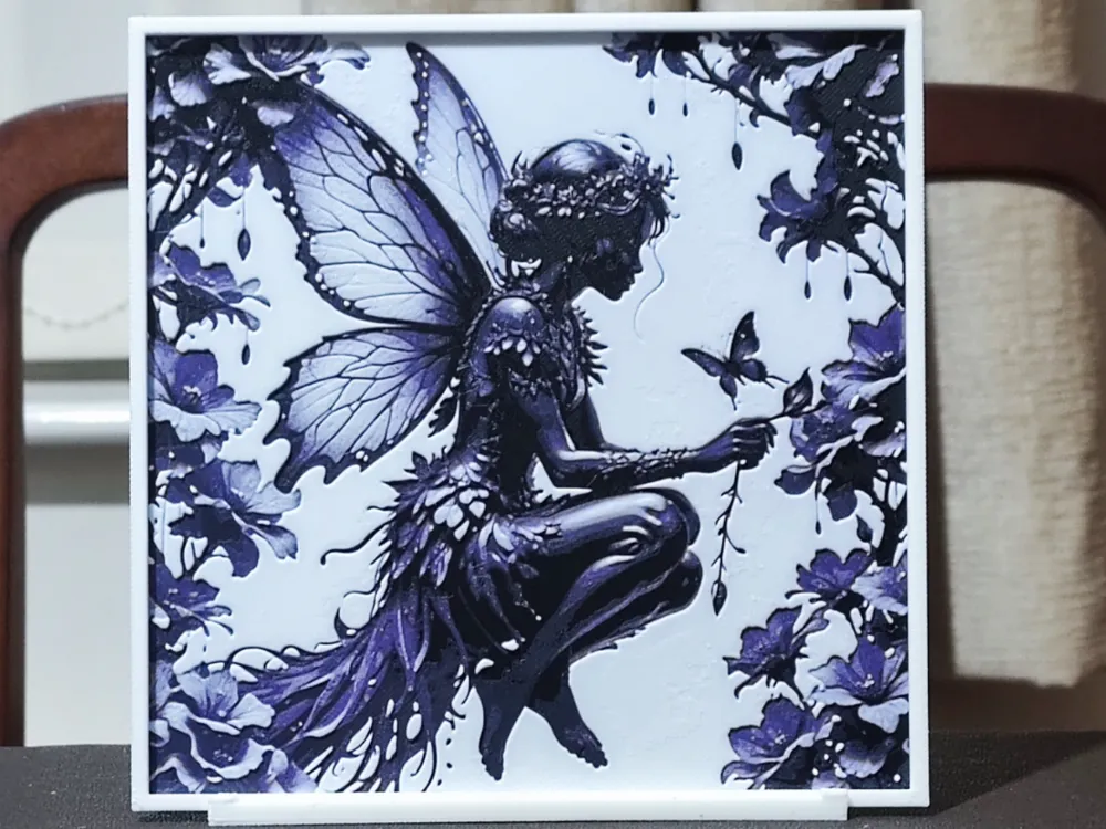 Dark Fairy - HueForge 3 Color by BoDad HueForge model: Dark Fairy - HueForge 3 Color by BoDad