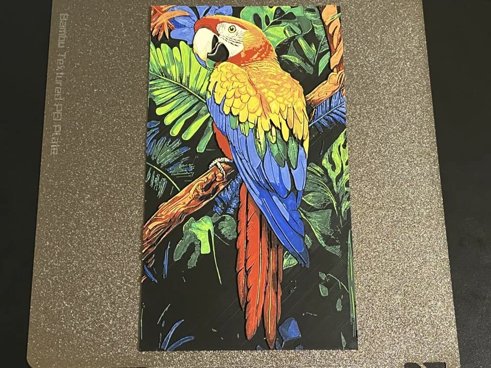 Parrot Animal Hueforge by FantasyZ HueForge model: Parrot Animal Hueforge by FantasyZ