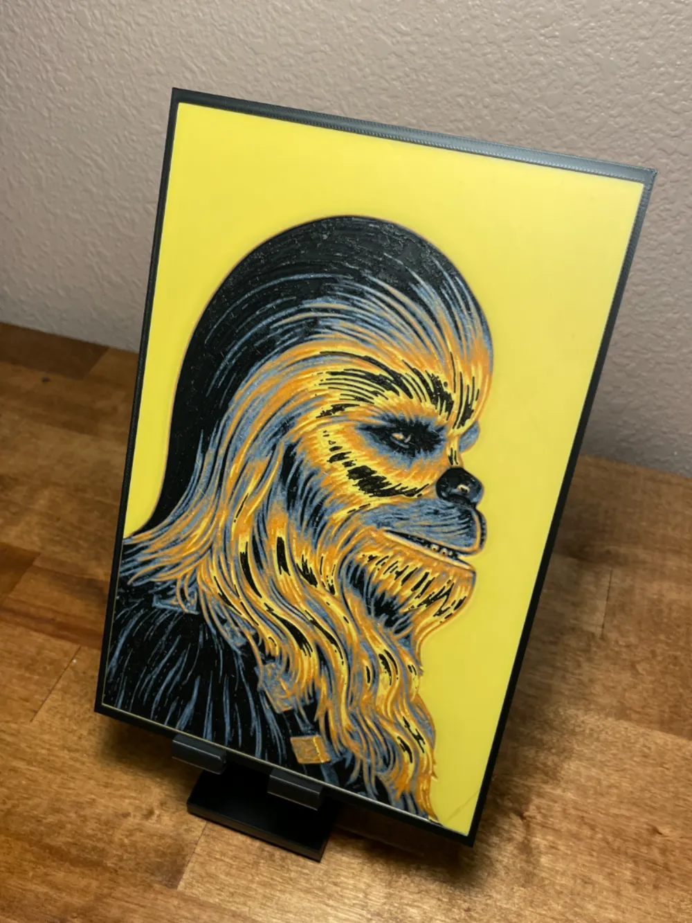 HueForge model: Hueforge - Star Wars - Sunset Chewbacca by Cloudy Nostalgia