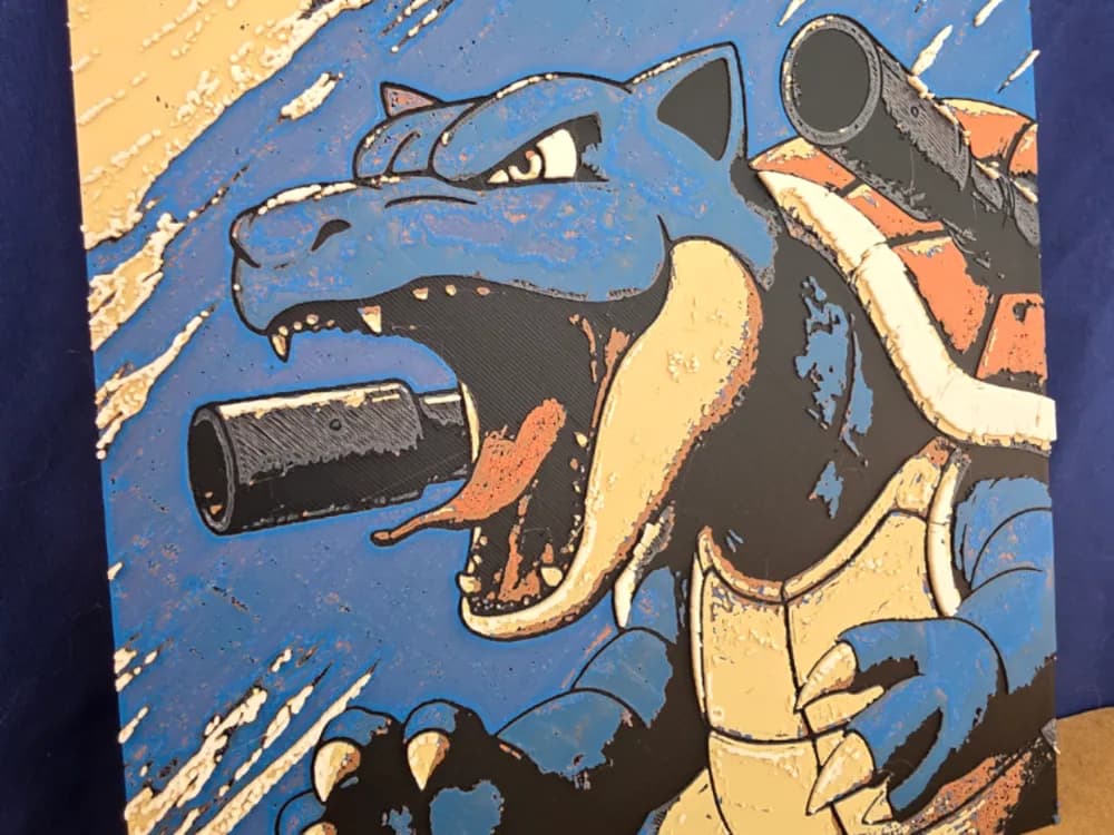 Surging Blastoise Hueforge Surging Blastoise Hueforge