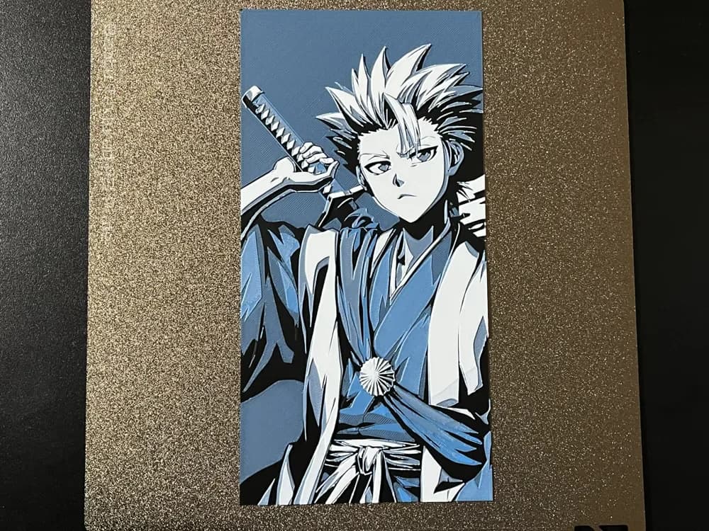 HueForge model: Toshiro Bleach Hueforge by FantasyZ