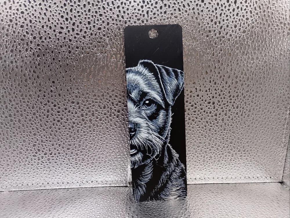 Border Terrier Bookmark Hueforge by Borishotch Industries HueForge model: Border Terrier Bookmark Hueforge by Borishotch Industries