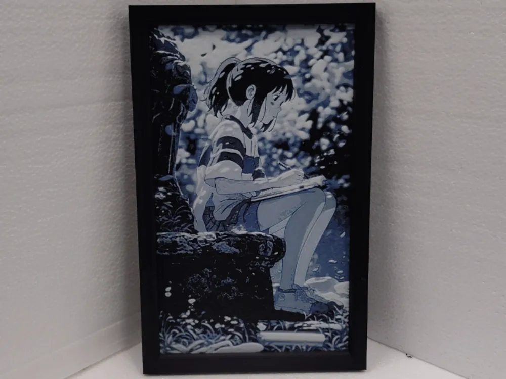 Spirited Away Chihiro by Asgar3D HueForge model: Spirited Away Chihiro by Asgar3D