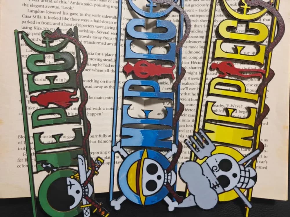 One Piece Bookmark Wall Decoration Logo set One Piece Bookmark Wall Decoration Logo set