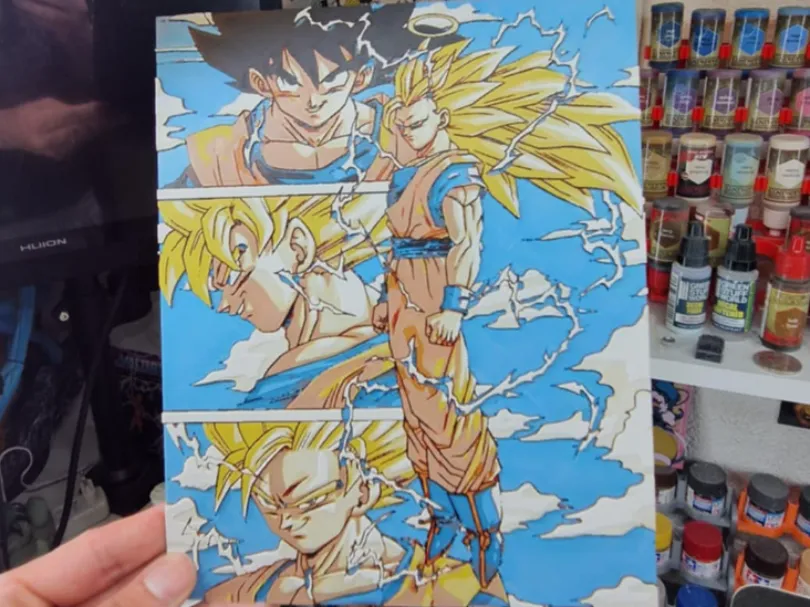 Goku Hueforge - Dragon Ball Z by Dakiren HueForge model: Goku Hueforge - Dragon Ball Z by Dakiren