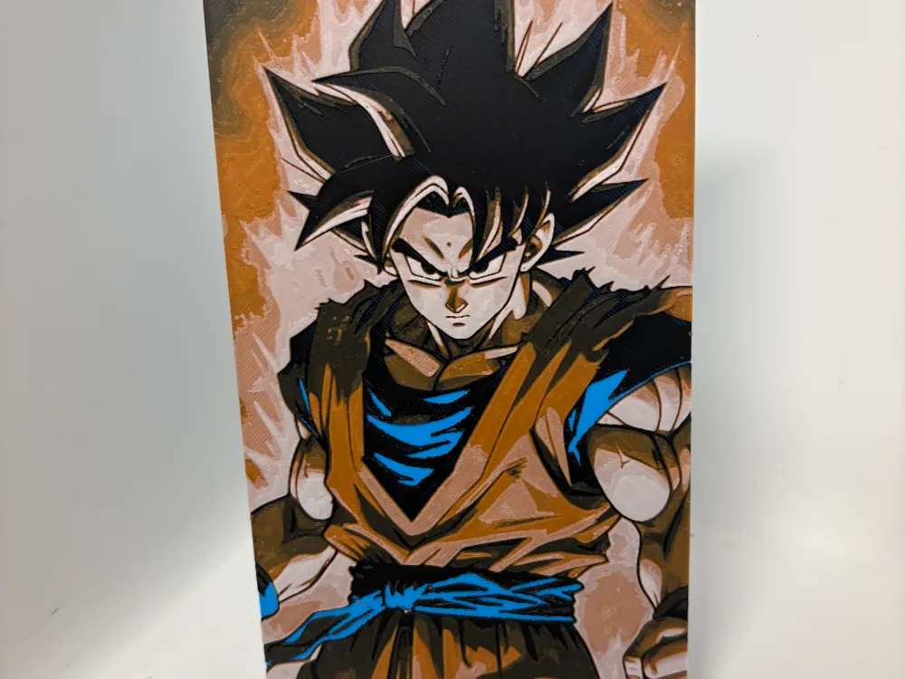 Goku Hueforge by Morganja HueForge model: Goku Hueforge by Morganja