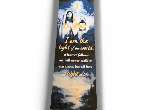 John 8:12 Bible Verse HueForge Bookmark 50x150mm by MythicHue's HueForge model: John 8:12 Bible Verse HueForge Bookmark 50x150mm by MythicHue's