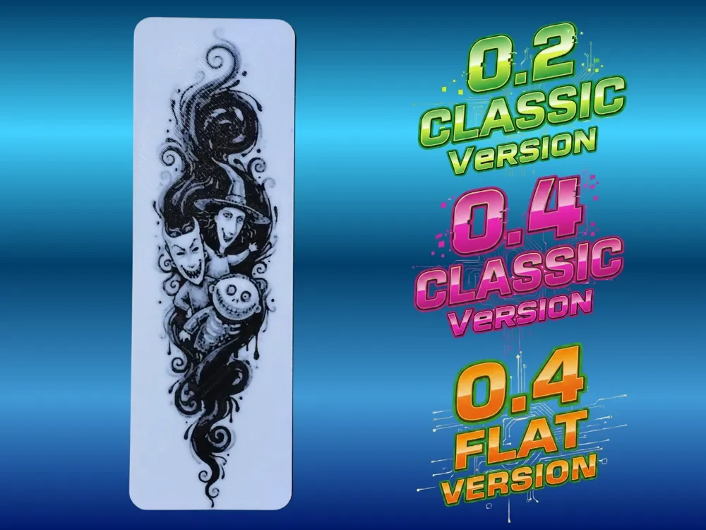 Lock Shock Barrel Bookmark by Atrus Design HueForge model: Lock Shock Barrel Bookmark by Atrus Design