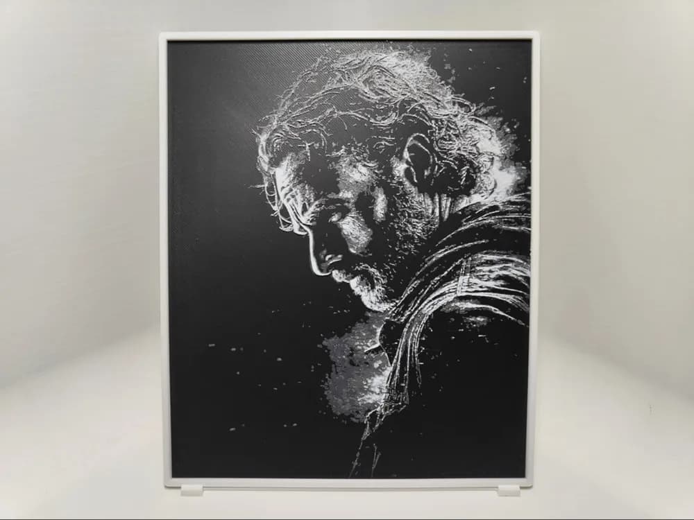 Rick Grimes - Hueforge by BeaN HueForge model: Rick Grimes - Hueforge by BeaN