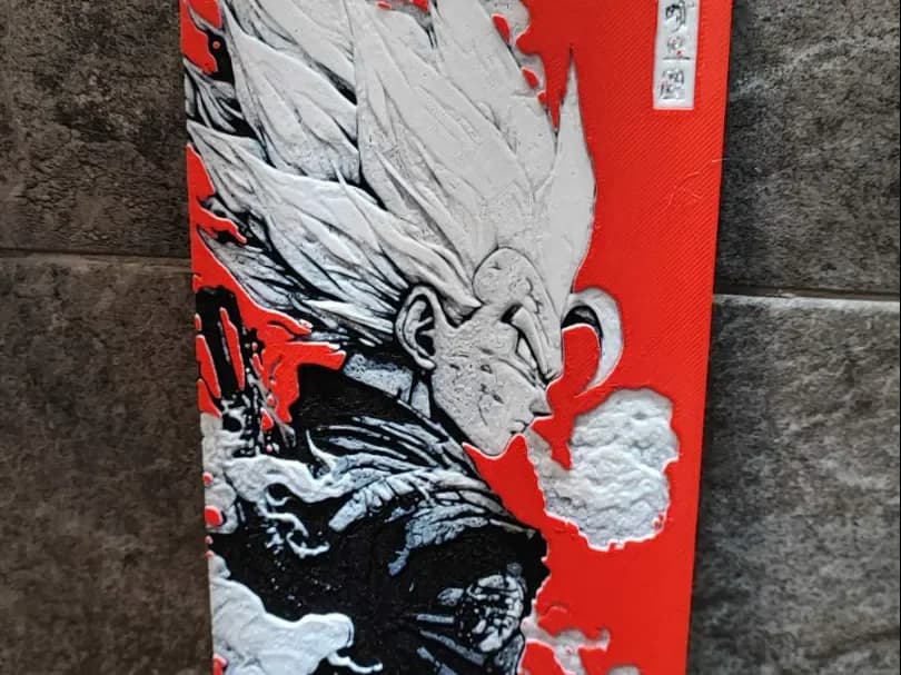 Gohan Japan art by Garuda3D HueForge model: Gohan Japan art by Garuda3D