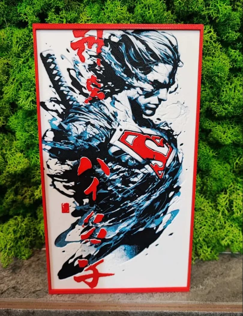 Superman katana by Garuda3D HueForge model: Superman katana by Garuda3D