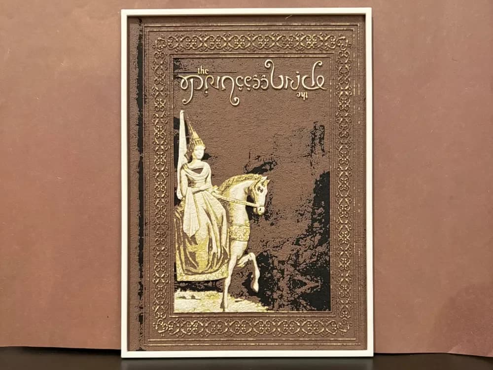 The Princess Bride Book Hueforge by Estiv HueForge model: The Princess Bride Book Hueforge by Estiv