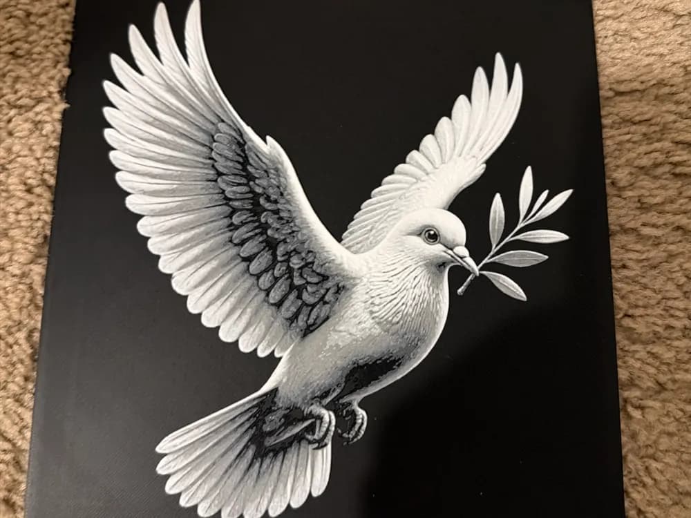Dove Art Hueforge Dove Art Hueforge