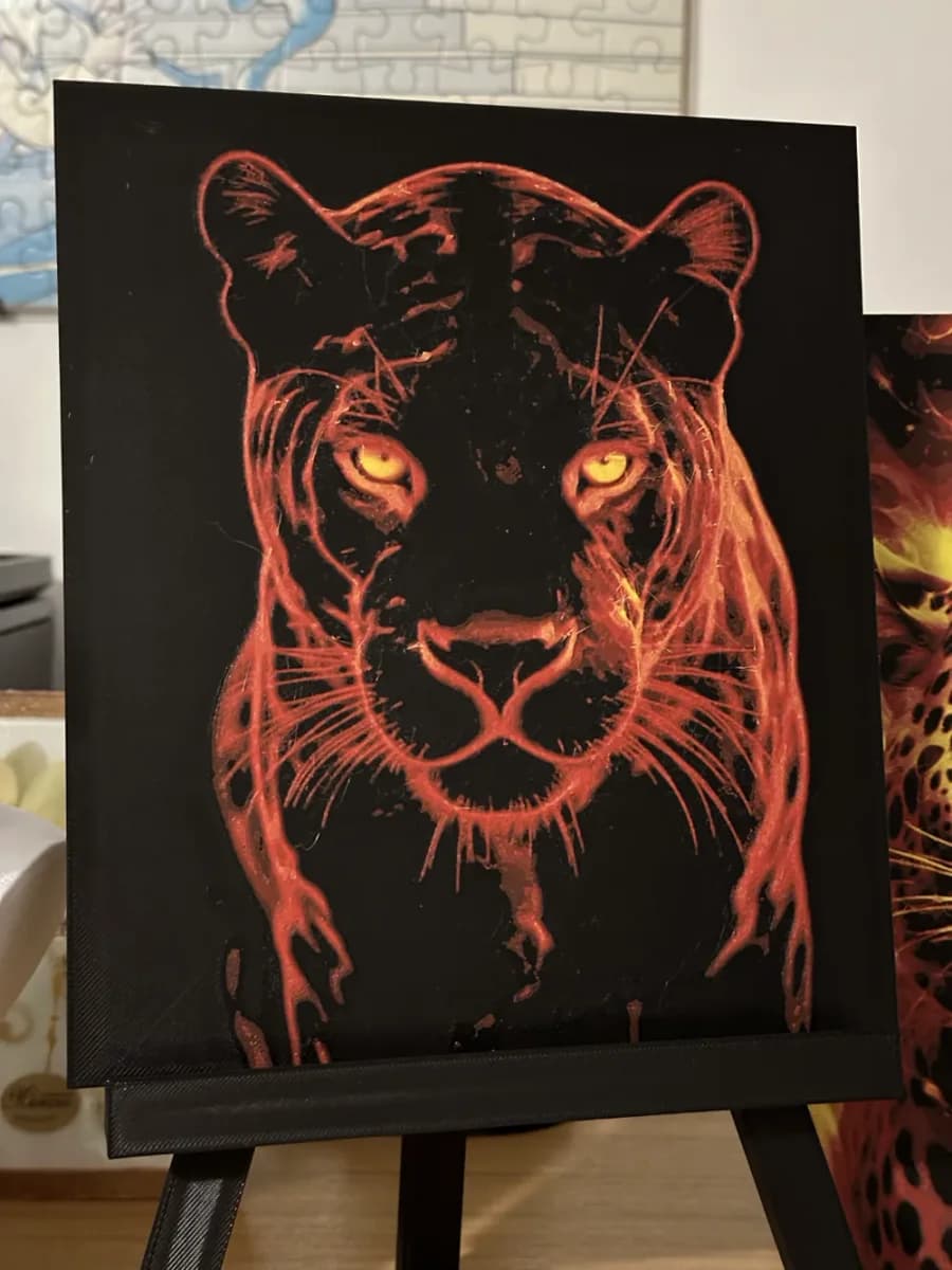 Black Panther (HueForge) by enricoRE HueForge model: Black Panther (HueForge) by enricoRE