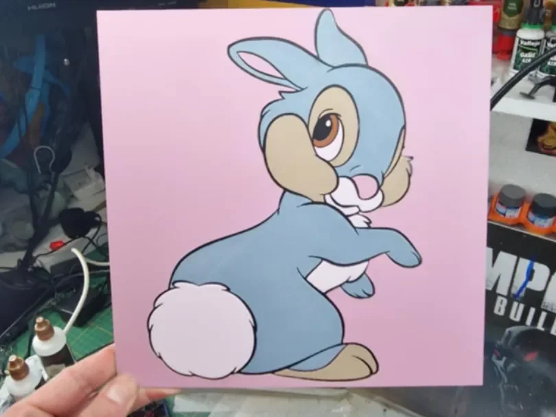 Bambi Hueforge - Thumper by Dakiren HueForge model: Bambi Hueforge - Thumper by Dakiren