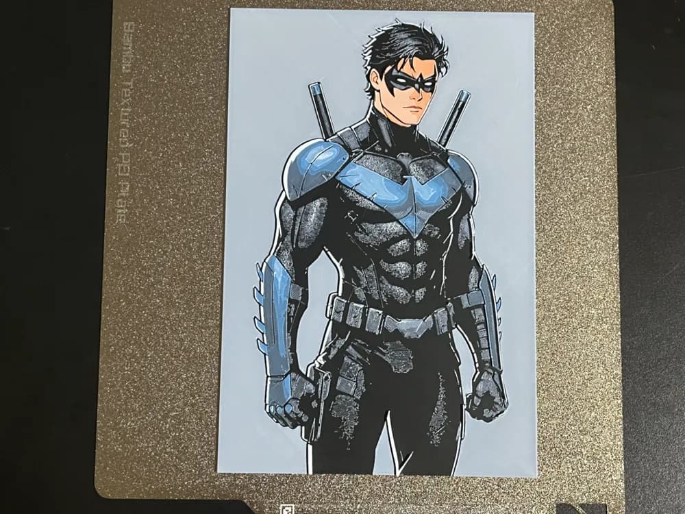 Nightwing DC hueforge by FantasyZ HueForge model: Nightwing DC hueforge by FantasyZ