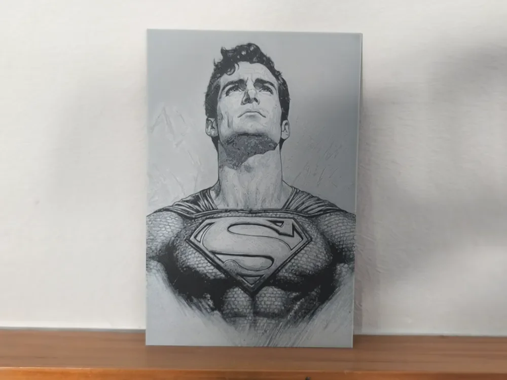Hueforge Superman by Litolunar HueForge model: Hueforge Superman by Litolunar