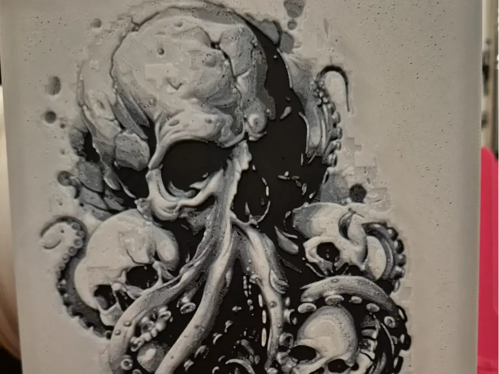skulls + octopus hueforge by Buntsta HueForge model: skulls + octopus hueforge by Buntsta