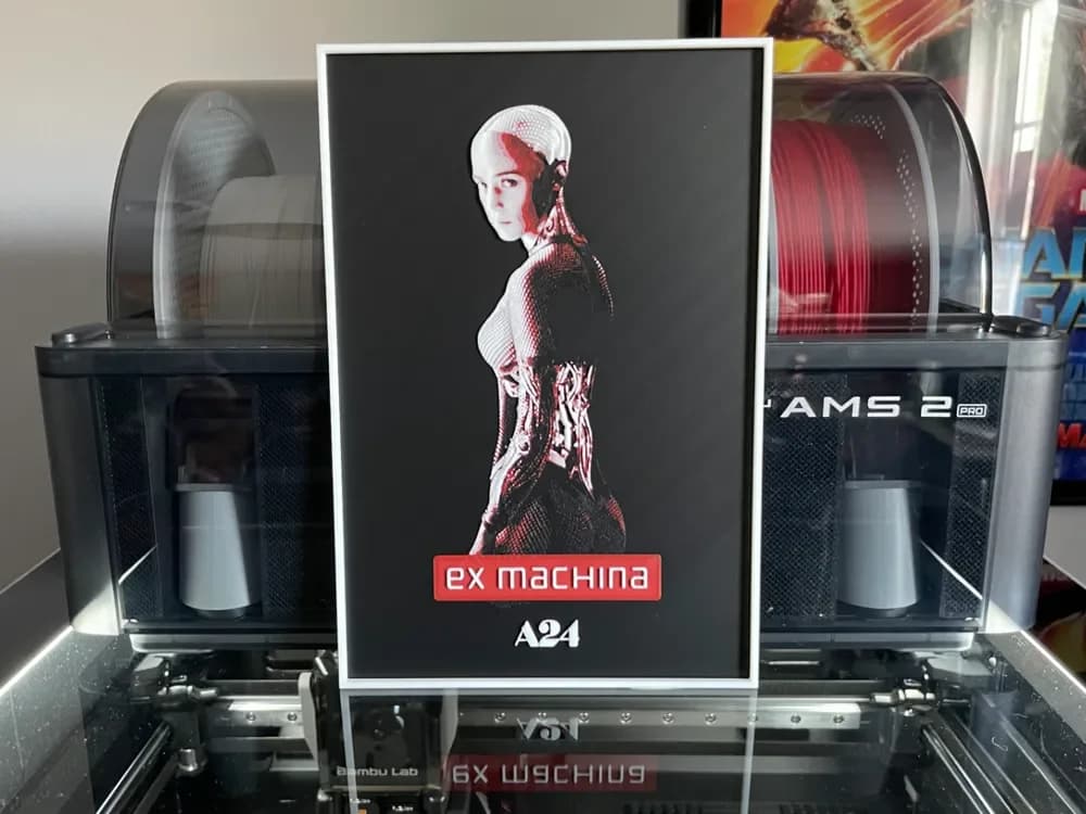 Ex Machina (2015) Hueforge Movie Poster Ex Machina (2015) Hueforge Movie Poster