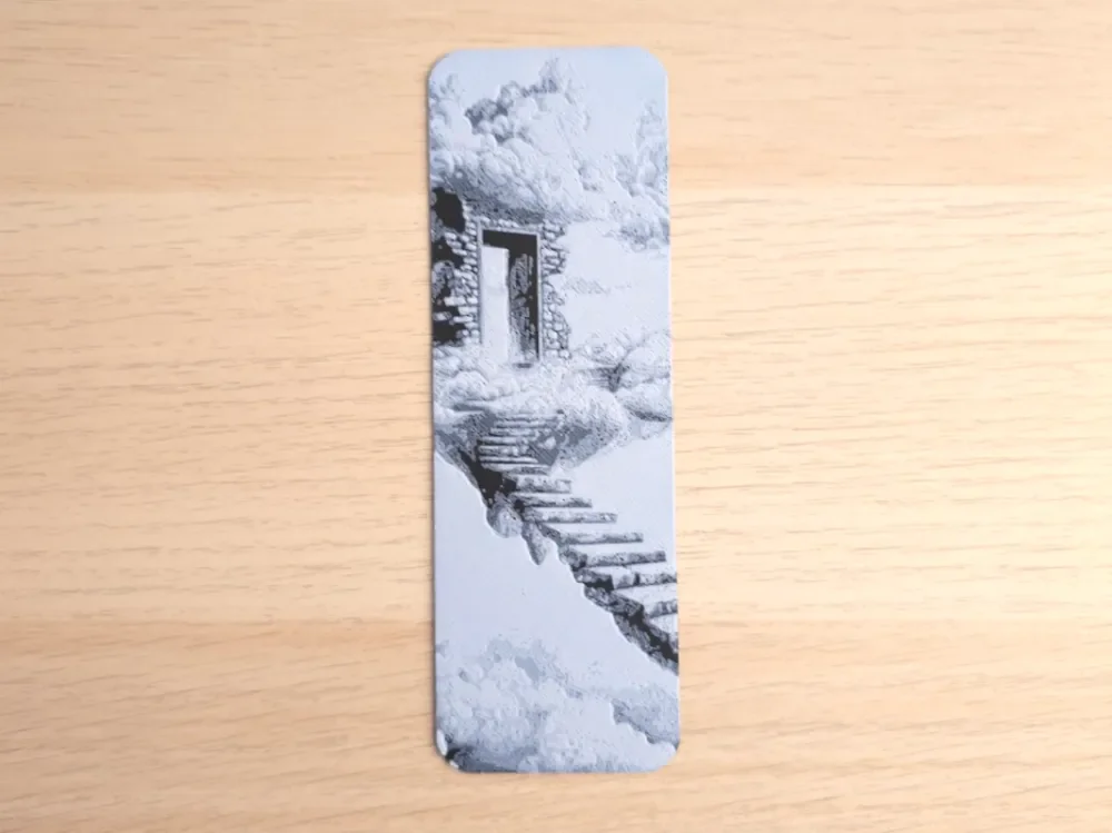 Stairs to Heaven Bookmark by Atrus Design HueForge model: Stairs to Heaven Bookmark by Atrus Design