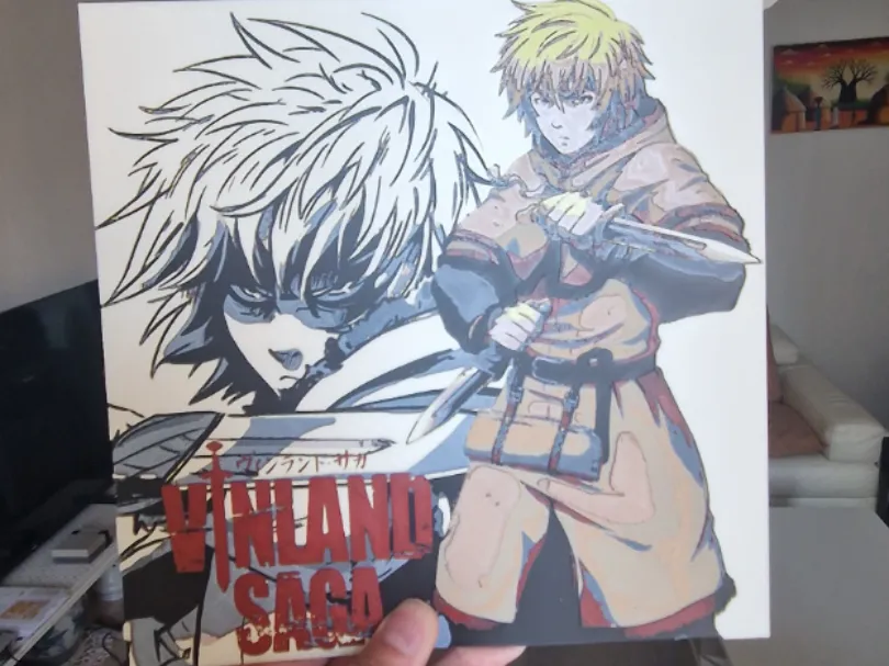 Vinland Saga Hueforge - Thorfinn by Dakiren HueForge model: Vinland Saga Hueforge - Thorfinn by Dakiren