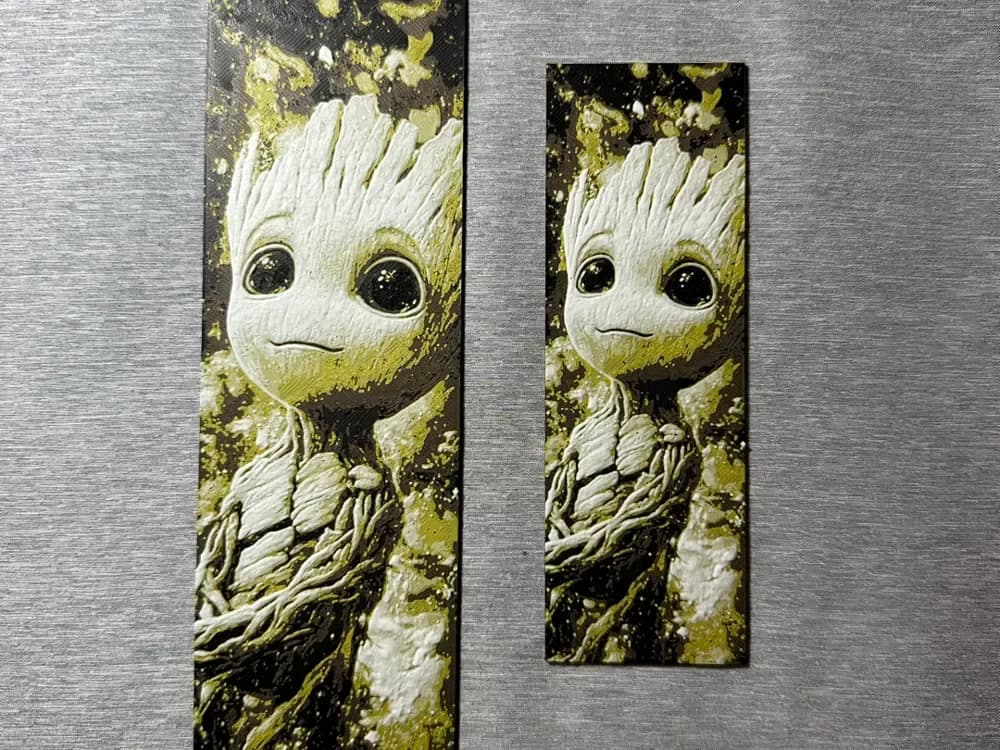 Groot Hueforge Bookmark - 2 sizes by Hey Ben HueForge model: Groot Hueforge Bookmark - 2 sizes by Hey Ben