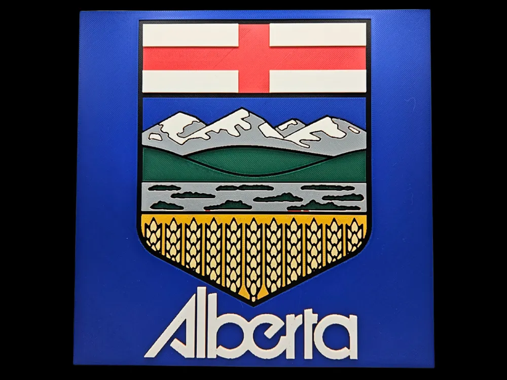 HueForge model: Alberta by BusyKikiBee