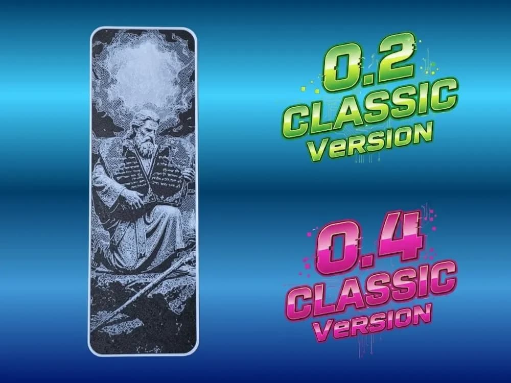 Moses & The Ten Commandments Bookmark by Atrus Design HueForge model: Moses & The Ten Commandments Bookmark by Atrus Design