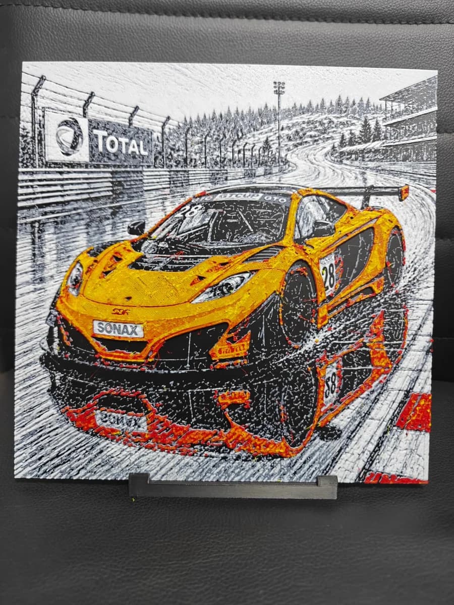 McLaren MP4-12C by TheHueforgeLady HueForge model: McLaren MP4-12C by TheHueforgeLady