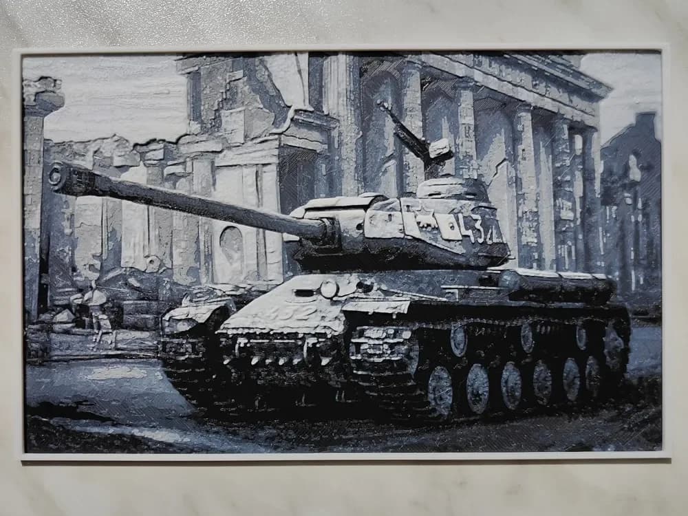 IS-2 - Hueforge by BeaN HueForge model: IS-2 - Hueforge by BeaN