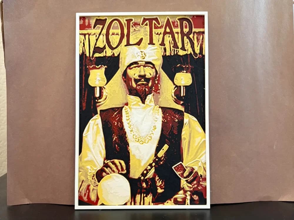 Zoltar Delux Hueforge by Estiv HueForge model: Zoltar Delux Hueforge by Estiv