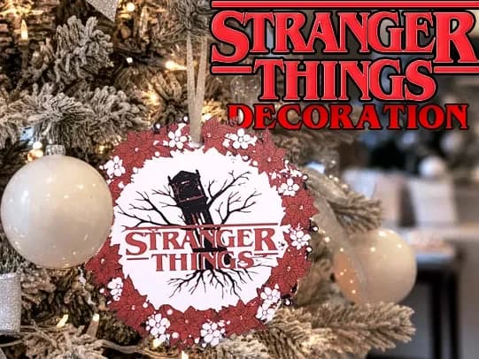 Vecna's Clock Stranger things Christmas Decoration by Danz HueForge model: Vecna's Clock Stranger things Christmas Decoration by Danz
