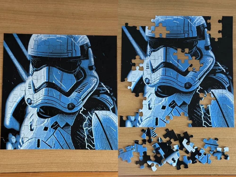 Star Wars Puzzle Jigsaw Stormtrooper by enricoRE HueForge model: Star Wars Puzzle Jigsaw Stormtrooper by enricoRE