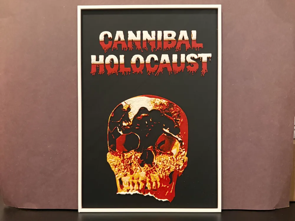 Cannibal Holocaust Skull Hueforge by Estiv HueForge model: Cannibal Holocaust Skull Hueforge by Estiv