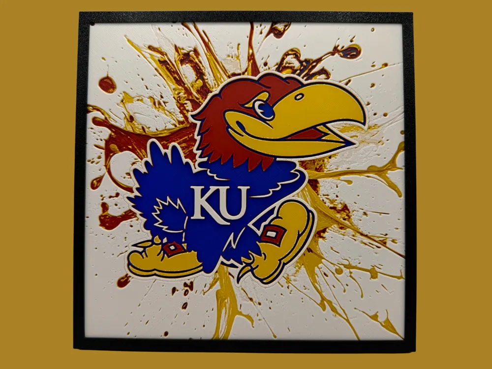 HueForge model: Kansas University - Jayhawks Hueforge by Canadian Gamer