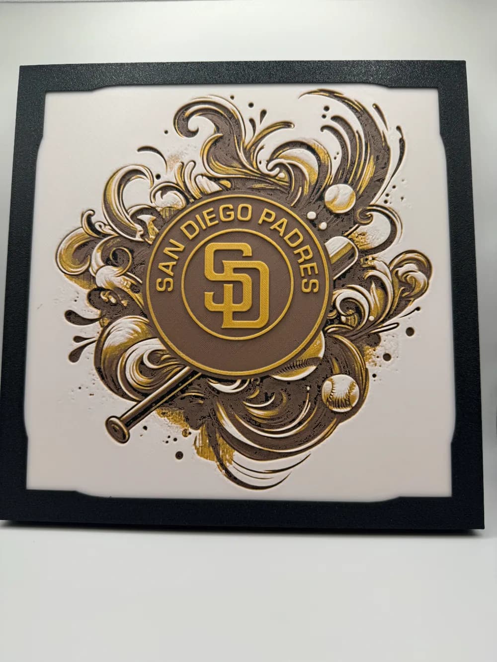 HueForge model: San Diego Padres - MLB Hueforge by Canadian Gamer