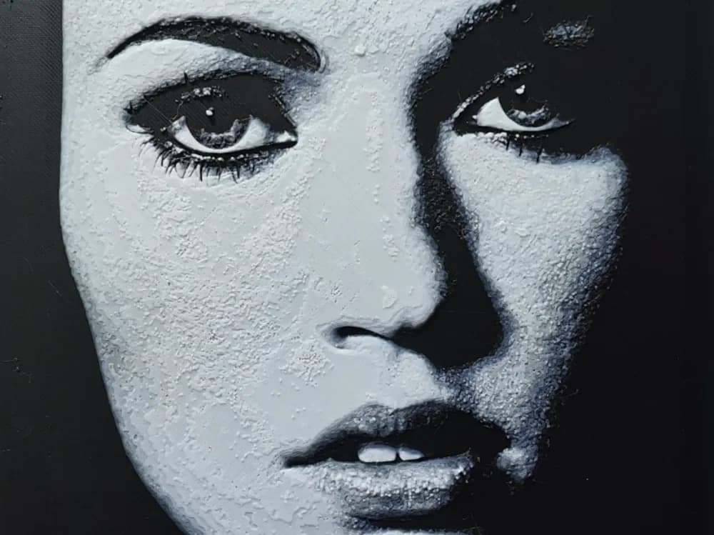 Megan Fox HueForge 4 Color by BoDad HueForge model: Megan Fox HueForge 4 Color by BoDad