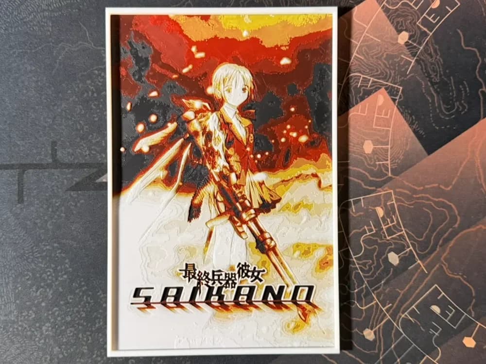 Saikano - HueForge Anime by ZorPrime7 HueForge model: Saikano - HueForge Anime by ZorPrime7