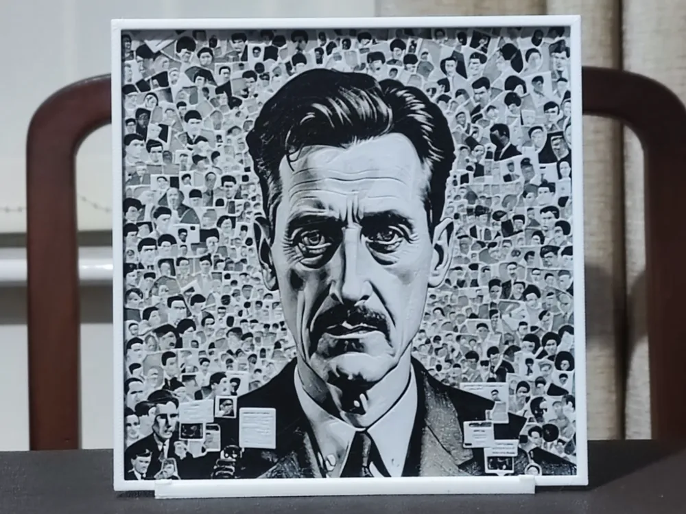 George Orwell (1903-1950) - HueForge 3 Color by BoDad HueForge model: George Orwell (1903-1950) - HueForge 3 Color by BoDad