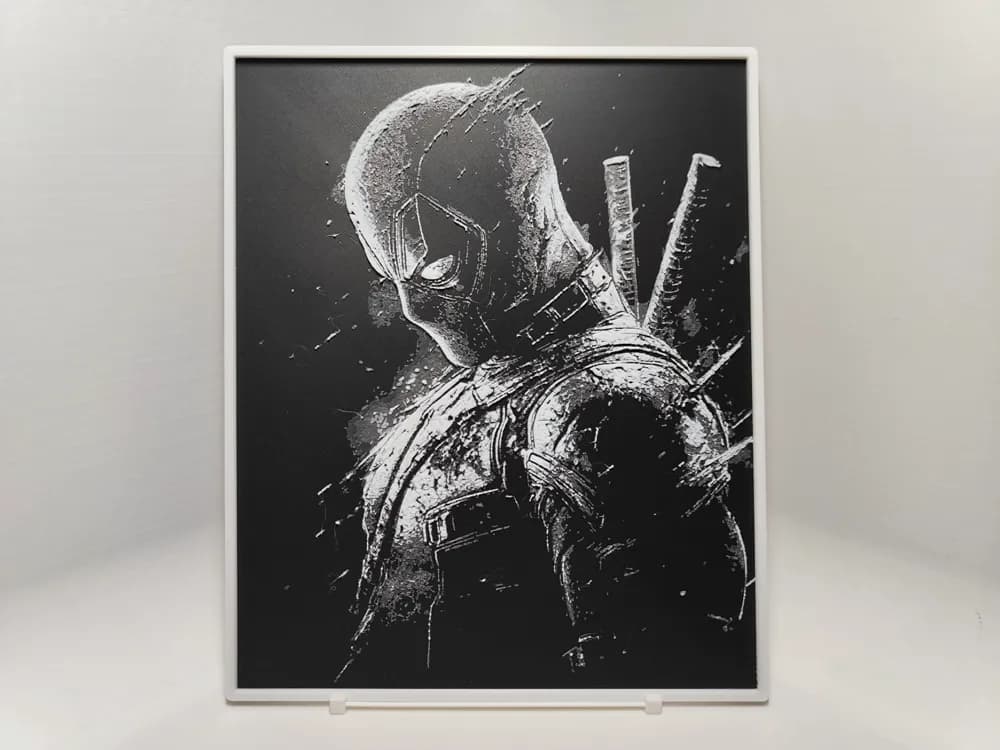 Deadpool - Hueforge by BeaN HueForge model: Deadpool - Hueforge by BeaN