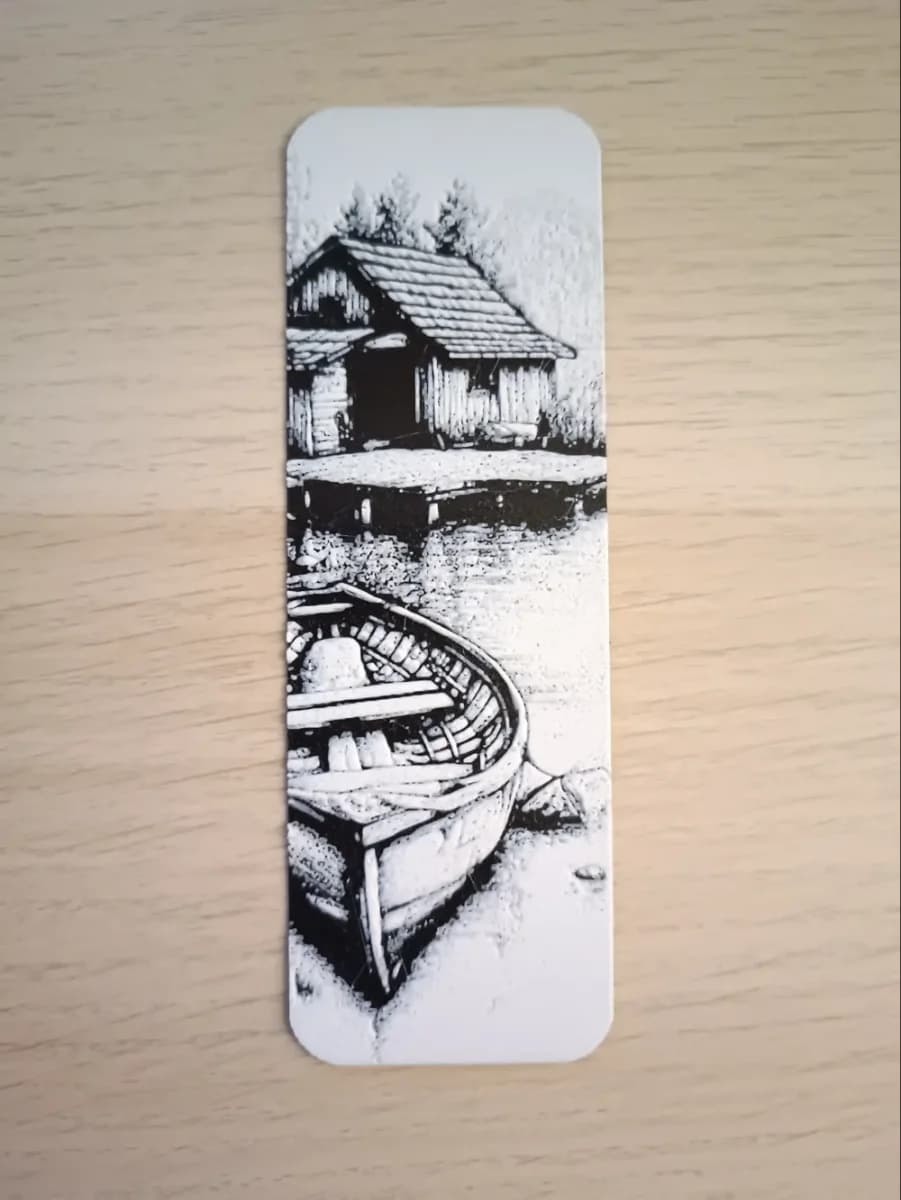 Pier Bookmark by Atrus Design HueForge model: Pier Bookmark by Atrus Design