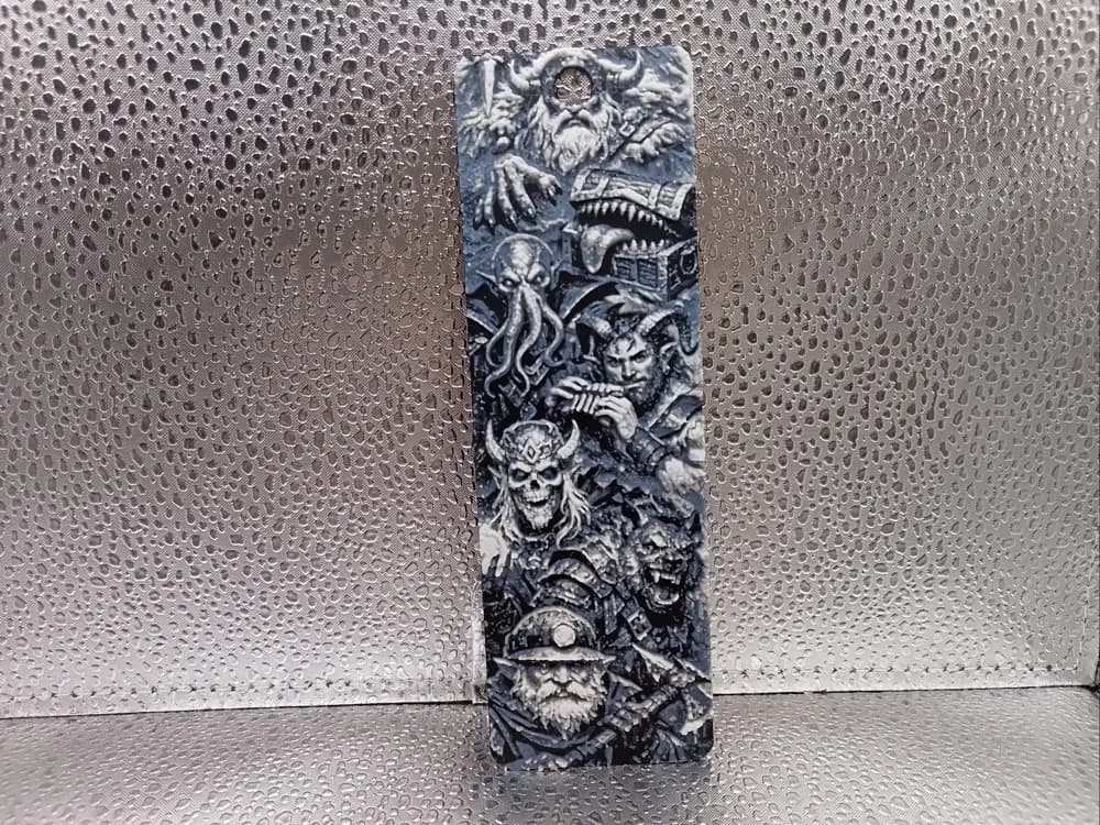 Dungeons & Dragons Bookmark – Hueforge by Borishotch Industries HueForge model: Dungeons & Dragons Bookmark – Hueforge by Borishotch Industries