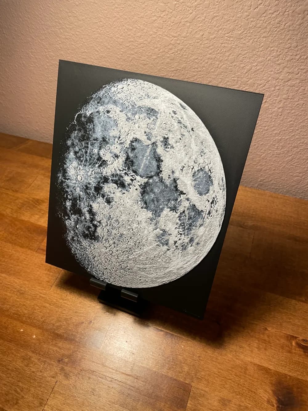 Hueforge - Astronomy - The Moon Up Close by Cloudy Nostalgia HueForge model: Hueforge - Astronomy - The Moon Up Close by Cloudy Nostalgia