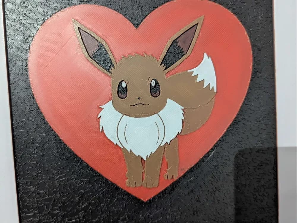 hueforge Evoli v1 Eevee by ZombiePaint3D HueForge model: hueforge Evoli v1 Eevee by ZombiePaint3D