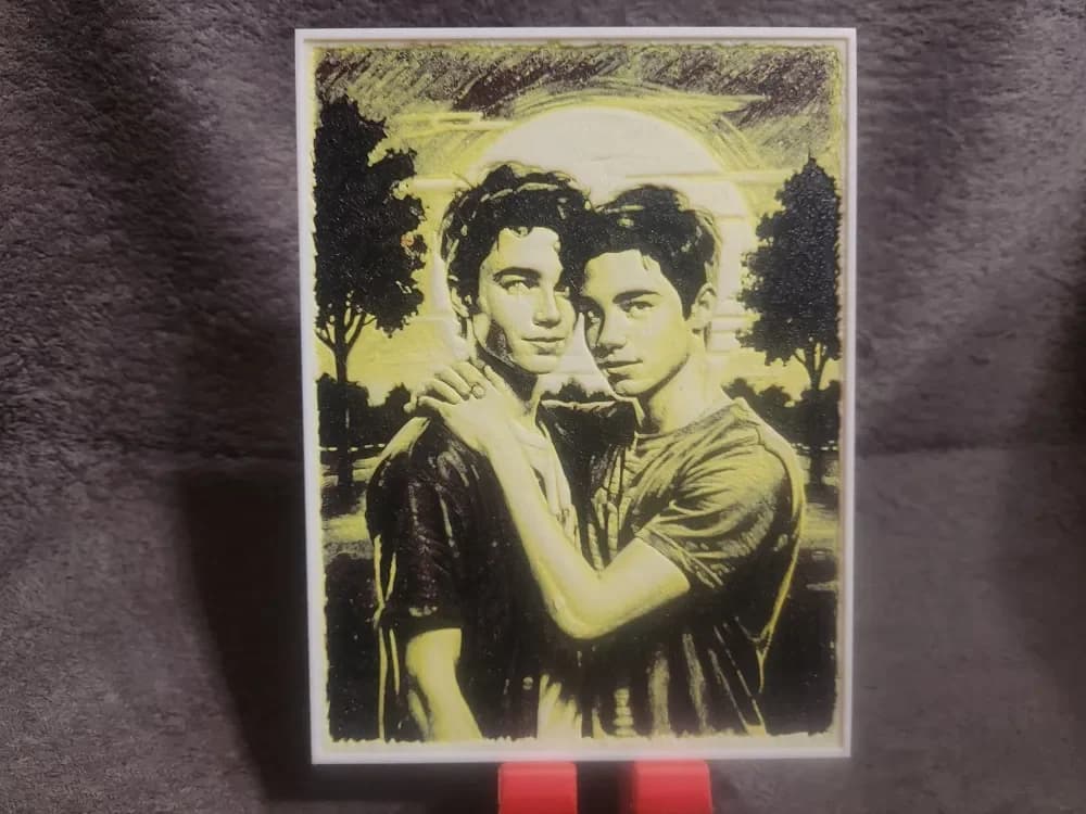 Eternal bonds at sunset - HueForge Eternal bonds at sunset - HueForge