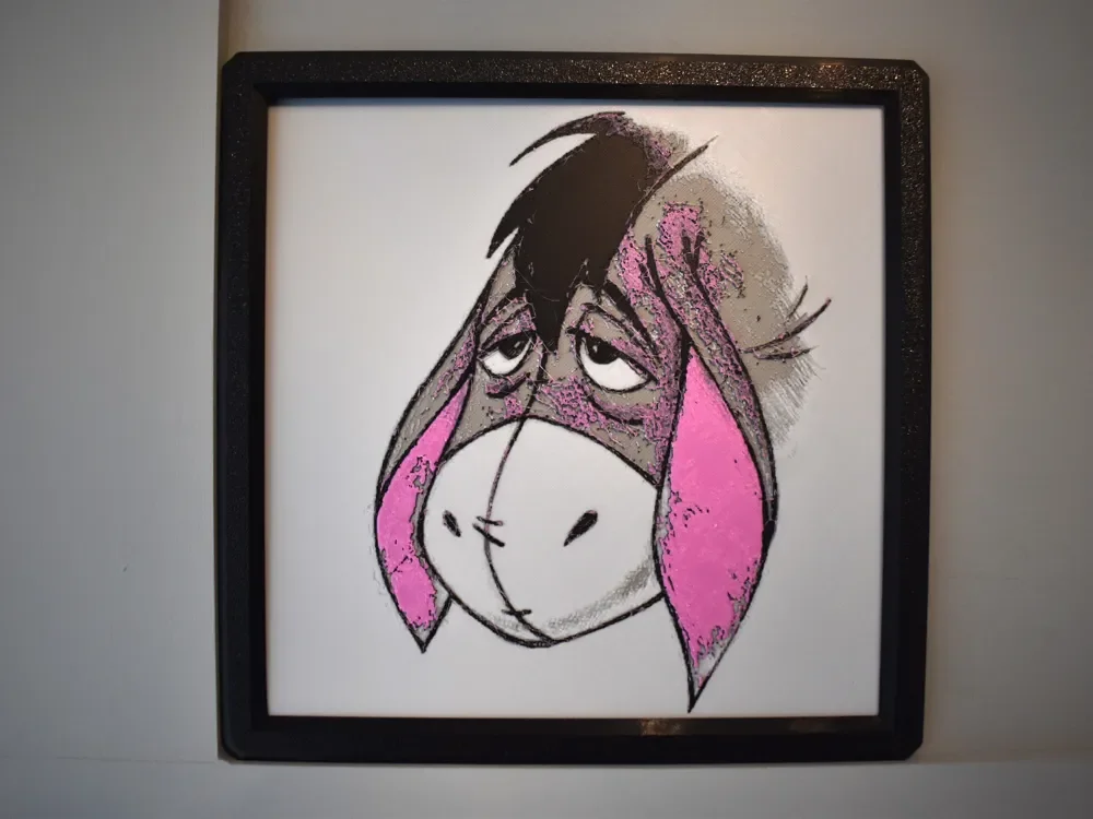 Eeyore Hueforge by Chris B HueForge model: Eeyore Hueforge by Chris B