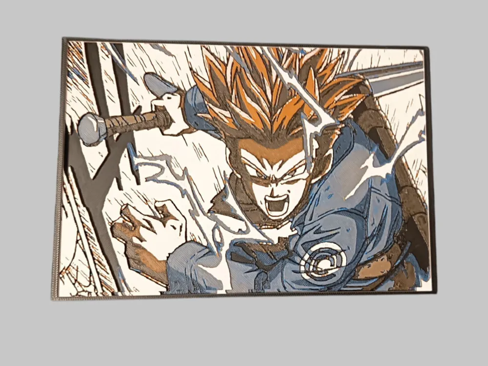 Dragon Ball Trunks Hueforge Dragon Ball Trunks Hueforge